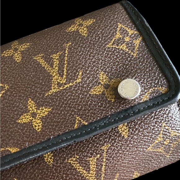 -MI0170 Louis Vuitton Monogram Macassar Portefeiulle Long Wallet - Picture 3 of 13
